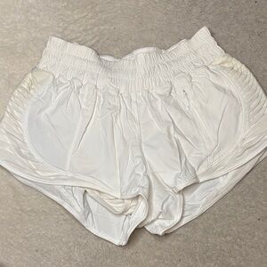 Lululemon Women's White Athletic Shorts